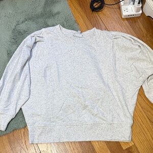 J. Jill Light speckled sweatshirt